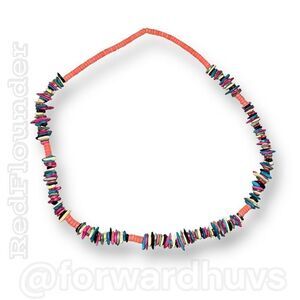Vibrant Wood Bead Bohemian Necklace